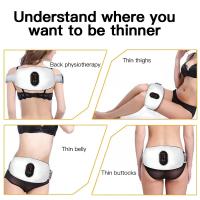 Cinturón De Masaje Rechargeable Para Perder Grasa Corporal Y Aliviar La Constipación Herramienta De Belleza Fitness Con Estimulación Muscular - details 10