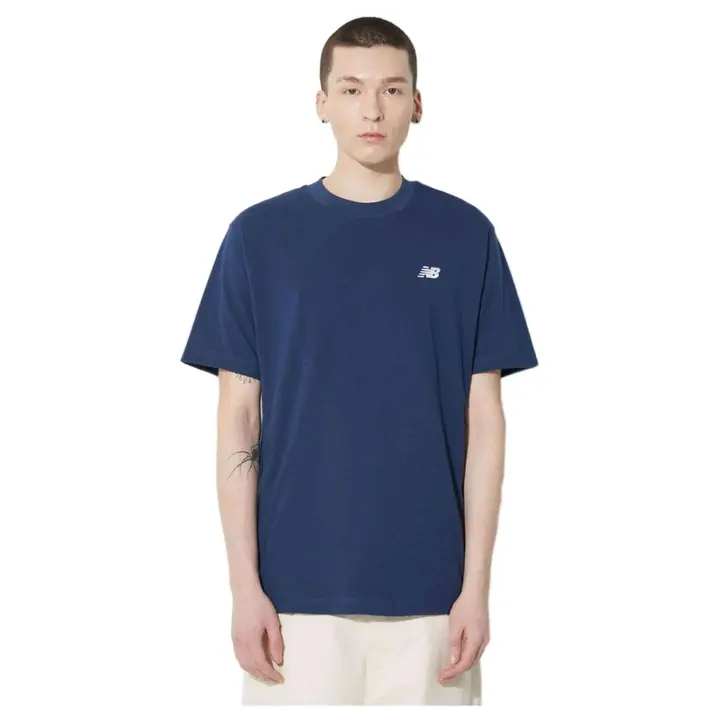 Camiseta de Manga Corta New Balance Small para hombre en color azul - 1