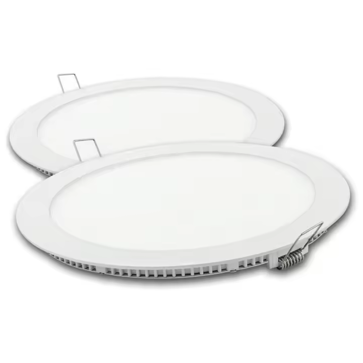 DOWNLIGHT LED MATEL REDONDO BRANCO 18W LUZ FRIA (2 UNIDADES) - 1