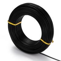 Cable De Metal Aluminio Negro 2mm Flexible 180 Pies 12 18 Gauge Para Artesanía Y Joyería DIY Sculpting Beading Wire - details 2
