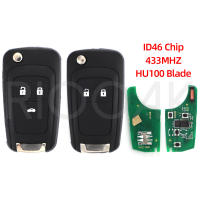Llave Remota 2/3 BTN 433MHz Con Chip ID46 Para Chevrolet Cruze Spark Malibu Sail Aveo PCF7941E B01T3BA Clave De Repuesto - details 0