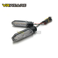 2Pcs Señales De Giro Para Motocicleta 8 LEDs Fluidez De Agua Indicador Flecha Lámparas Amarillas Para Honda RS150 XRE300 CRF300 X-ADV - details 2