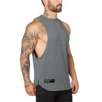 Camiseta De Gimnasio Para Hombres Transpirable Verano Cuerpo Entrenamiento Sin Mangas Algodón Estilo Deportivo Casual - details 6