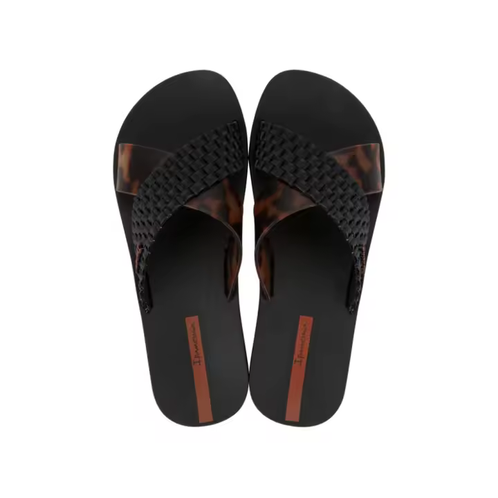 Chanclas de agua mujer IPANEMA I274214BC402 PALA CRUZADA BEACH BLACK/TORTOSHELL 35828 25V - 1
