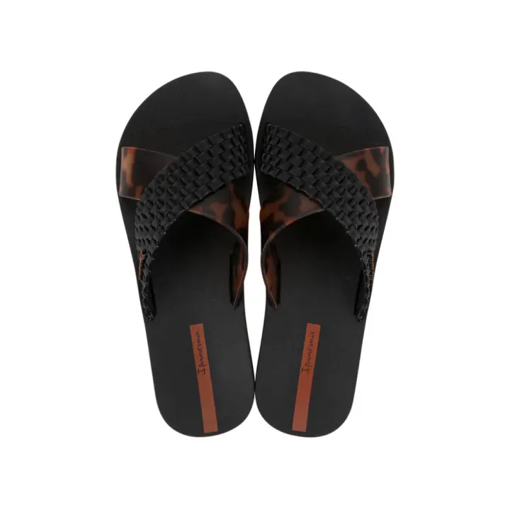 Chanclas de agua mujer IPANEMA I274214BC402 PALA CRUZADA BEACH BLACK/TORTOSHELL 35828 25V - 1