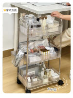 Carrito De Ruedas Multicapa Organizador De Alimentos Y Cosméticos Ecológico Para El Hogar Con 2/3/4 Niveles De Almacenamiento - details 0