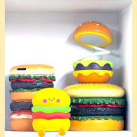 Lámpara De Noche Creativa McMan Burger Pat USB Cargando Regalo De Cumpleaños Para Bebé Luz De Noche Para El Escritorio - details 9