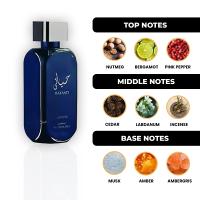 HAYAATI AL MALEKY LATTAFA Perfume árabe EAU Hombre 100ML - details 1