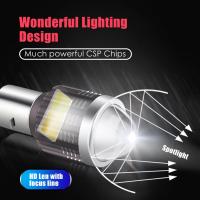 1pcs Bombilla De Moto LED 12V H4/HS1 H6/BA20D 15W 6 COB Luz Blanca Amarilla 1200LM 6000K Hi/Lo Beam Alta Calidad Para Motocicleta - details 4