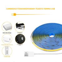 Luz LED Para El Baño Espejo Con Lámpara USB Y Cinta Adhesiva Decoración De Hogar COB Strip Para Maquillaje Y Mesa De Vestir - details 3