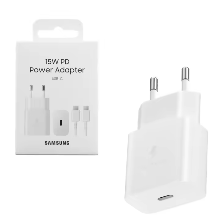 CARGADOR RÁPIDO SAMSUNG EP-T1510 CON CABLE USB-C - 15W - 1
