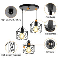 Lámpara Colgante Vintage De Techo LED Estilo Nórdico Para Sala De Estar Comedor Cocina Decoración Navideña Luz Pendente De Hogar - details 5