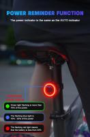 X-TIGER Luz Trasera Inteligente Para Bicicleta LED Luz De Bicicleta De Montaña Impermeable Alerta Luz Trasera Para MTB Y Ciclismo En Carretera Lámparas De Bicicleta - details 9