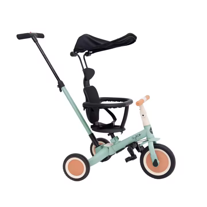 Triciclo multifunción infantil Gyro+ Olmitos Rosa o Verde - 1