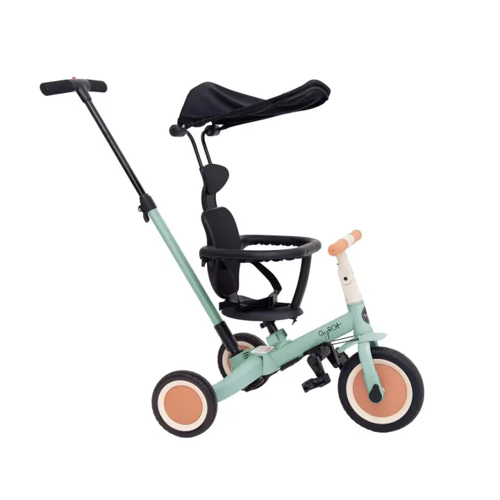 Triciclo multifunción infantil Gyro+ Olmitos Rosa o Verde - 1