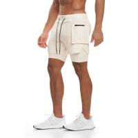 Shorts Deportivos Para Hombre 2 En 1 Running Bottoms De Playa Fitness Entrenamiento Verano Shorts De Correr - details 29
