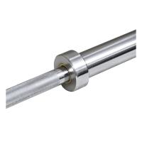 Barra Olímpica Pesas 2.20 M 18 Kg 50 Mm Aguanta 450 Kg Cromada Acero Resistente - details 0