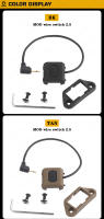 Interruptor Táctico Con Teclas Para Luz De Escuadrón Y Láser IR Combinado Para Armas Compatible Con PEQ-15 DBAL-A2 DBAL-D2 Y Rails M-LOK - details 9