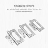 2PCS Juntas De Puerta De Acero Inoxidable De 4 Pulgadas Bisagra Silenciosa Con Rodamientos Engrosados Accesorios De Hardware Para Puertas De Madera Y Ventanas - details 3