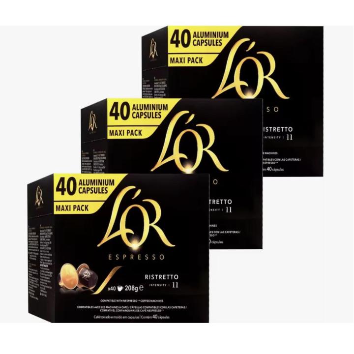 L'Or Ristretto Cápsulas de Café Ristreto x120 en Miravia