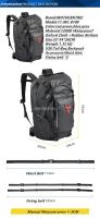 MOTOCENTRIC Mochila Impermeable Para Motocicleta Multifuncional Bolsa De Viaje Para Moto Con Espacio Para Casco De Motocicleta Y Banda Trasera - details 2