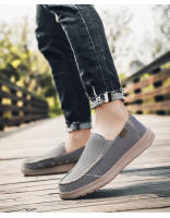 Zapatos Casuales Para Hombre Verano Suela De Tela Y Cuero Malla Antideslizante Transpirable Para Conducir Comodidad Talla Grande 39-47 - details 12