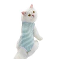 Traje De Recuperación Para Gatos Y Perros Pequeños Antiladridos Ropa Respirable Anti-arrugas Vestido Clásico Para Cirugía De Desamamamiento - details 9
