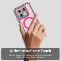 Funda Protectora Mate Transparente Para Xiaomi 14T pro POCOX6 pro Redmi 14C 13R Note 14 pro plus 5G Compatible Con Magsafe Antichoque Cubierta Trasera - details 5