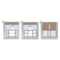 X-Mosquitera Extensible de Aluminio Blanco para Ventanas, Pantalla Antimosquitos Ajustable con Malla de Fibra de Vidrio, Protección Eficaz contra Insectos, Moscas y Mosquitos, Fácil de Instalar - details 8