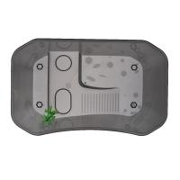 Tanque De Plástico Transparente Para Reptiles Tortugas Terrario Con Adorno De Árbol De Coco Jaula De Alimentación Para Sapo Serpiente - details 7