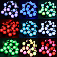 Cadena De Luces LED Festoon 10M Con 25LED Control Remoto Y APP RGB Impermeable Para Decoración De Jardín Y Navidad Iluminación Exterior - details 2