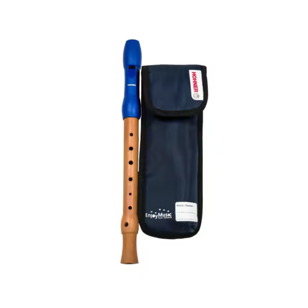 Flauta Hohner Mixta Boquilla Azul Digitación Alemana 3P 9583-2 - 1