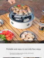 Parrilla De Barbacoa Multifuncional Para El Hogar Y Camping Resistente Al Desgaste Y Antideslizante Parrilla Al Aire Libre Portátil Para Carbón - details 12
