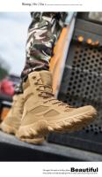 Botas De Desierto Para Hombre Antideslizantes Tácticas Impermeables Con Plataforma Botines De Motorbike Talla Grande Hasta 48 - details 16