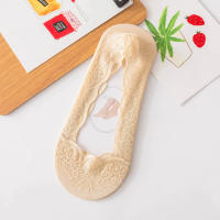 Calcetines De Encaje Para Mujer Calcetines Invisibles De Verano Transpirables Antideslizantes Fondo Bajo De Algodón Y Spandex - details 8