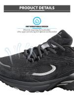 Zapatos De Caminar BAASPLOA Para Hombre 2024 Casual Ligeros Y Transpirables Con Mesh Antideslizantes Para Deporte Y Uso Diario - details 3