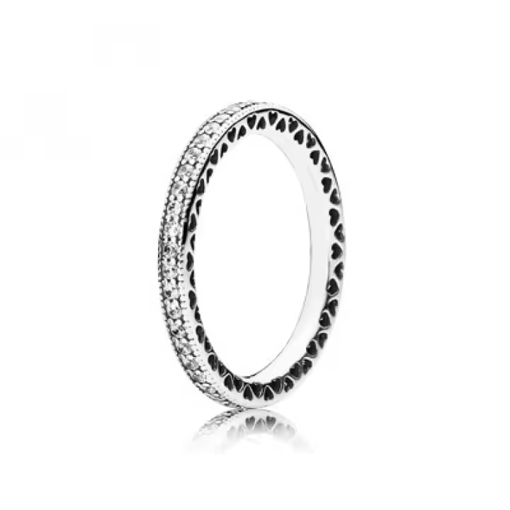 Anillo Pandora 190963CZ-54 Mujer  Plata  Corazones Pandora - 1