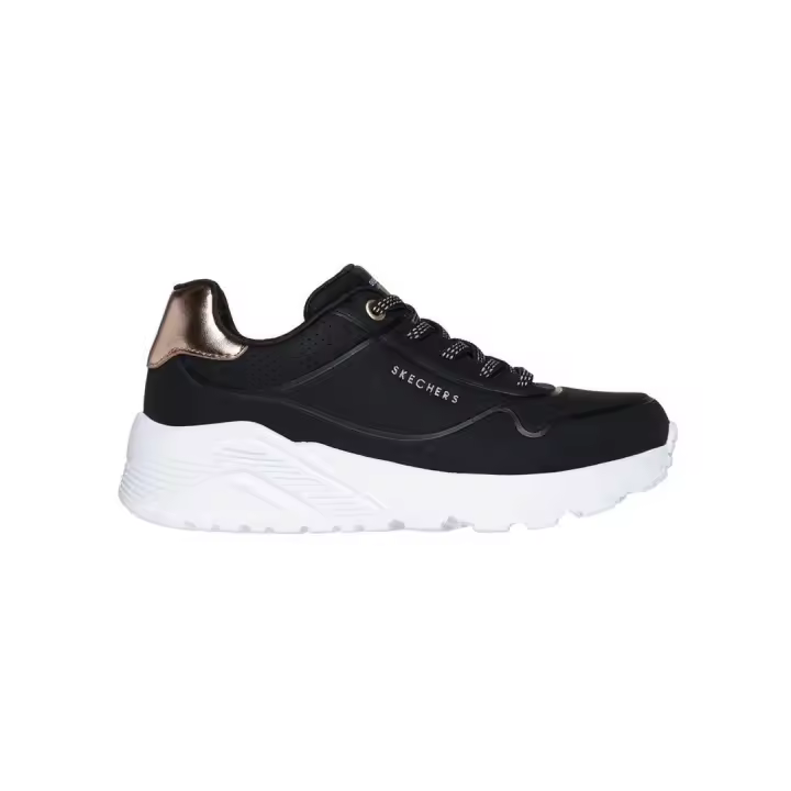 Zapatilla Niña Skechers Uno lite Negro - 1