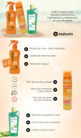 BABARIA Pack ahorro protección solar - Contiene Bruma Solar Facial 75ml + Spray Protector Aloe SPF50 200ml + Bálsamo Reparador de Aloe 250ml - details 0