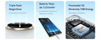 Teléfono - realme 14 Pro, Cámara Sony IMX882 OIS, Diseño sensible al frío que cambia de color, Pantalla de visión curva de 120 Hz, MediaTek Dimensity 7300E, Batería titanic de 5260 mAh, IP66/68/69 - details 2