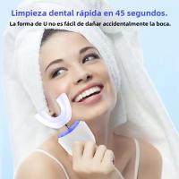 Cepillo De Dientes Eléctrico Portátil Con Carga Inalámbrica Y Cerdas De Silicona Cepillo De Limpieza Automática Para Adultos De Alta Calidad En Forma U - details 7
