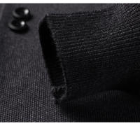 Chaqueta De Punto Para Hombre Lujo Con Bordado Exquisite En Color Sólido Abrigo Casual De Otoño E Invierno De Marca - details 21