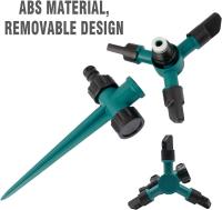 Riega Jardín Automático 360 Grados Rotativo Para Riego Agrícola Sprinkler De Agua Eficiente Y Moderno Sin Químicos Originales En China - details 2