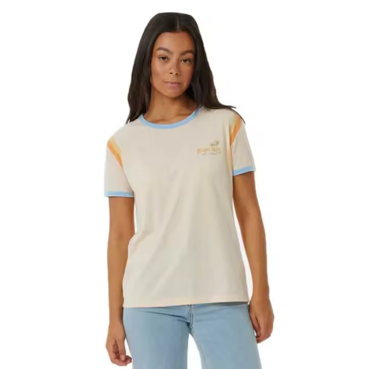Rip Curl Camiseta De Manga Corta Ringer Surf Revival - 1