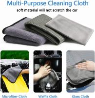 Kit de limpieza de coche de 12 piezas, kit de limpieza de lavado de coches de microfibra profesional, cepillo de rueda y borde, guantes de lavado de ropa de limpieza, esponja - details 7
