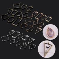 Set De 10 Moldes De Cristal UV Para Resina Epoxy Geométricos De Metal Para La Creación De Colgantes Joyería Collares DIY - details 5