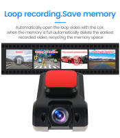 Grabador De Ruta Para Coche Android DVR USB HD 1080P Ángulo De Visión 170° Con Función ADAS De Ayuda Al Conducir Grabadora Nocturna - details 6