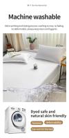 Sábana Ajustable De Color Sólido Premium Ultra Suave Tejido De Sateen Para Noches Cálidas Hipoalergénica Y Fácil De Limpiar Ropa De Cama - details 9