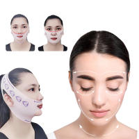 Máscara De Levantamiento Facial V Transpirable Reductor De Doble Mentón Bandaje Antiarrugas Para Forma De Rostro V-Line - details 8