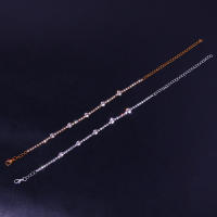 Pulsera De Tiras De Cristal Bohemio En Forma Redonda Para Mujer Cadena De Pies Para Playa Moda 2024 Accesorios De Regalo - details 3